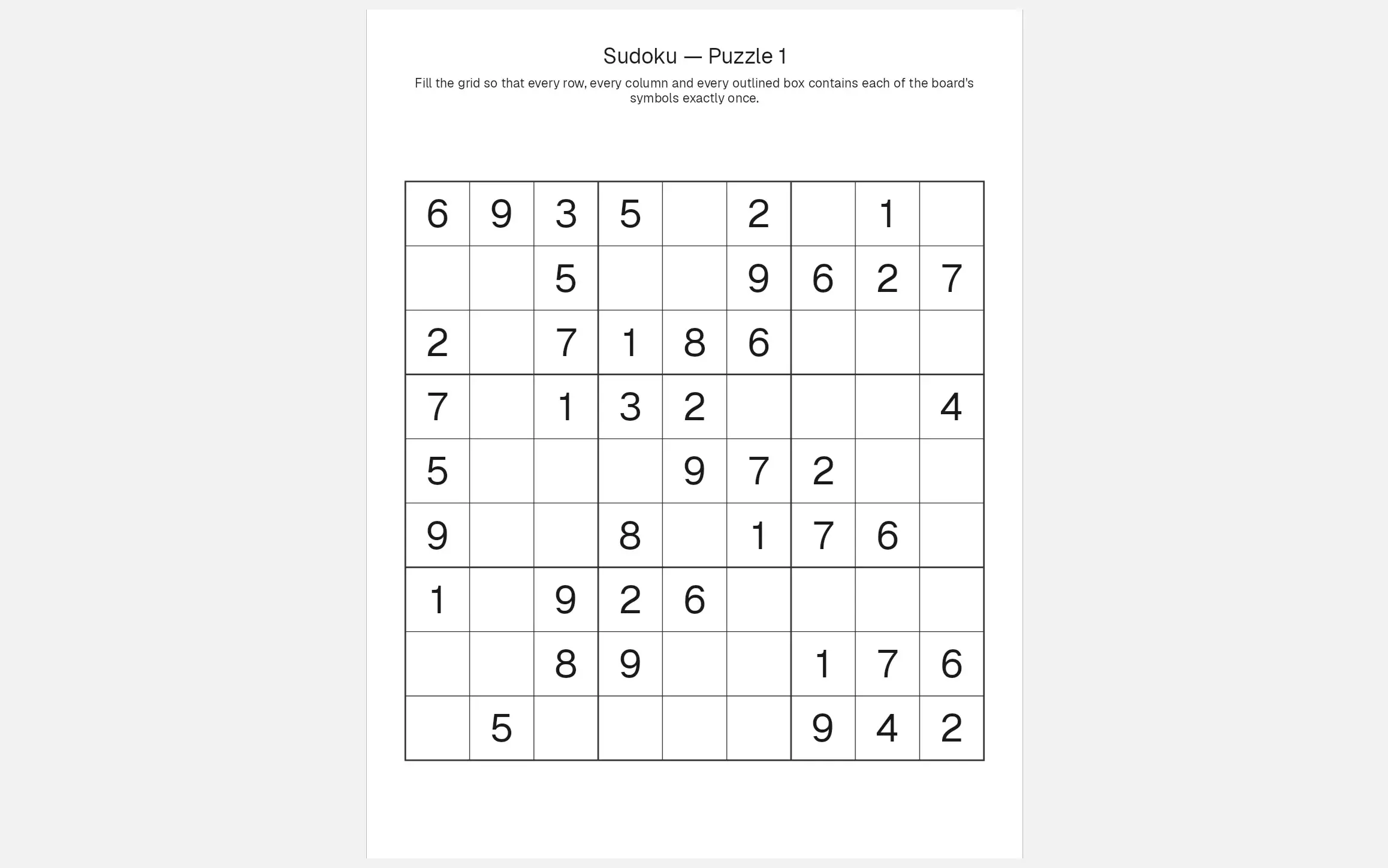 A page of a Sudoku book with one puzzle filling it on the left, and the same page with two or four smaller puzzles on the right, split by a divider you can drag.