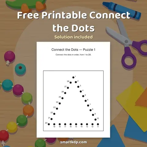 Free printable Connect the Dots preview