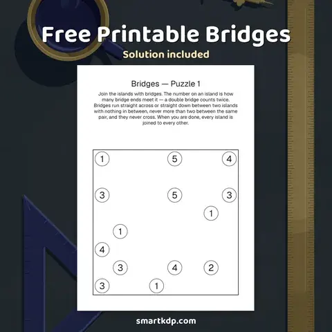 Free printable Bridges preview