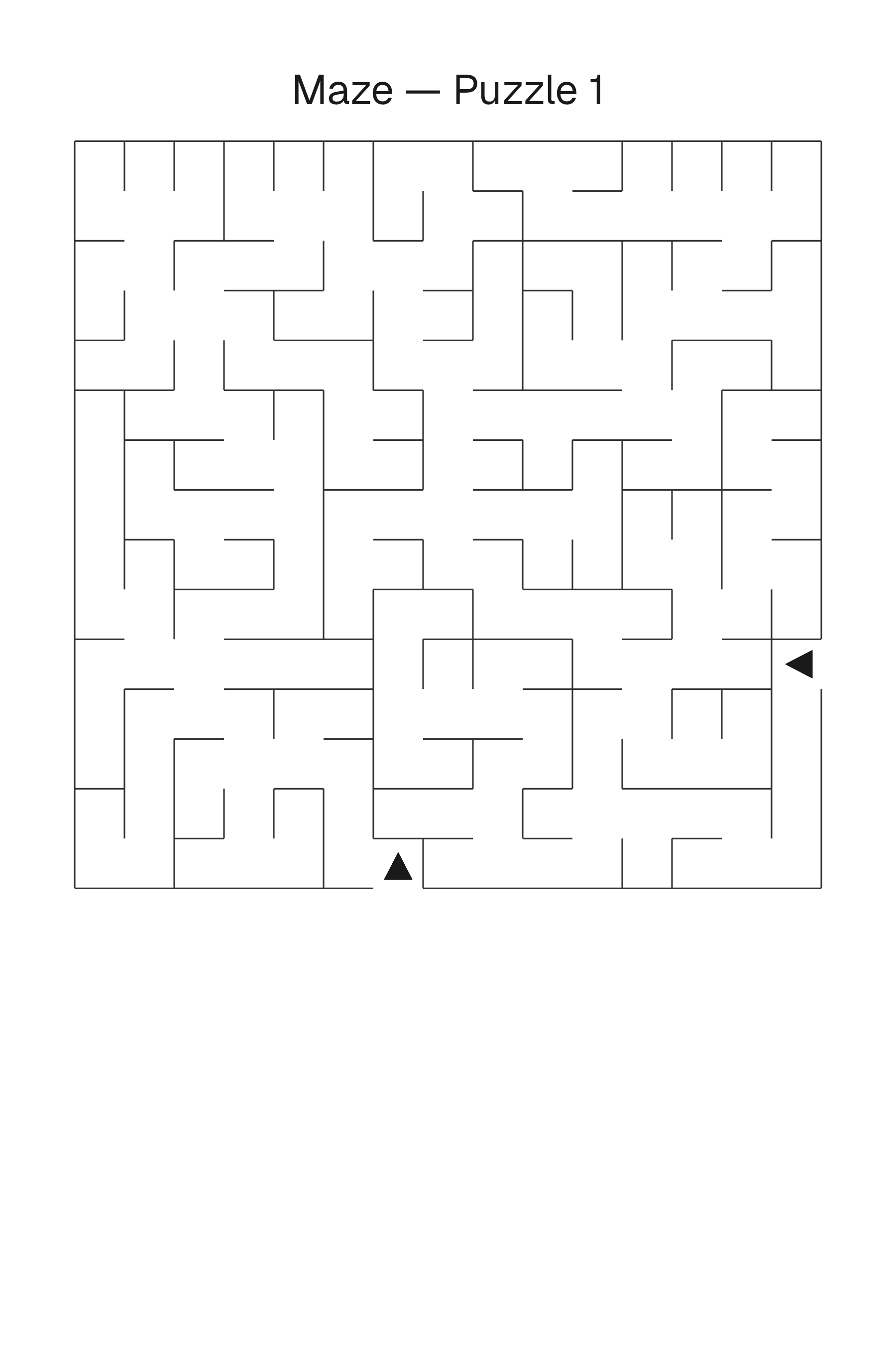 A Maze page laid out by Book Studio