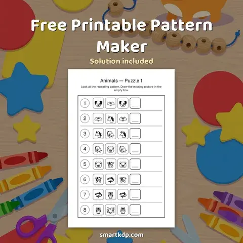 Free printable Pattern Maker preview
