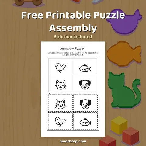 Free printable Puzzle Assembly preview