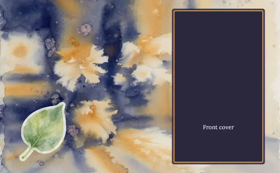 The Watercolor Book — Three blocks · Dusk layout, first module