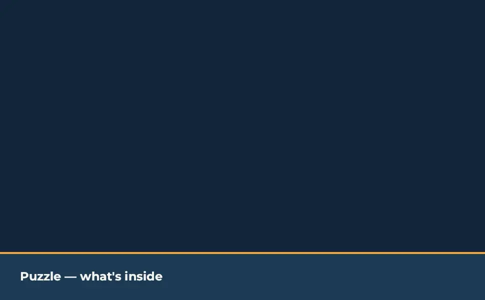 The Standard Technical Specifications module in the Puzzle — what's inside layout, 0 image slots with labelled placeholders