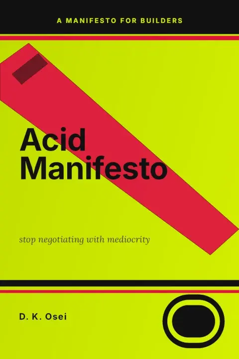 Acid Manifesto — a Self-help & business cover designed in Cover Designer