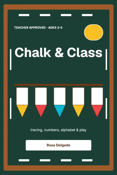 Chalk & Class — a Children's cover designed in Cover Designer