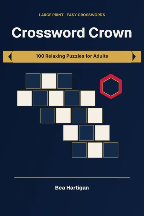 Crossword Crown — a Low-content activity cover designed in Cover Designer