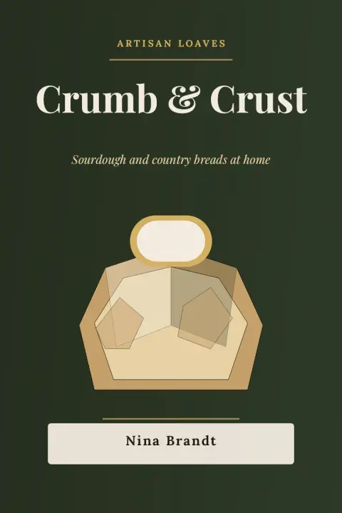 Crumb & Crust — a Cookbook cover designed in Cover Designer
