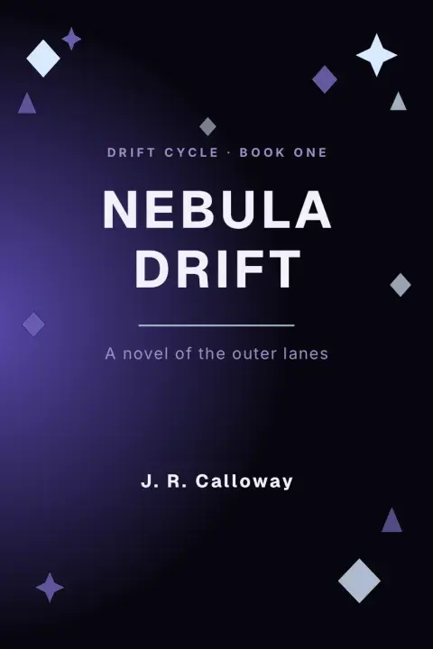 NEBULA DRIFT — a Fantasy & sci-fi cover designed in Cover Designer