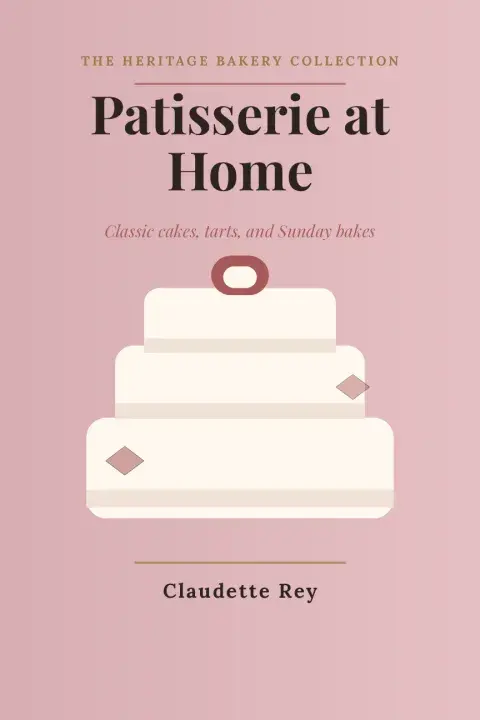 Patisserie at Home — a Cookbook cover designed in Cover Designer