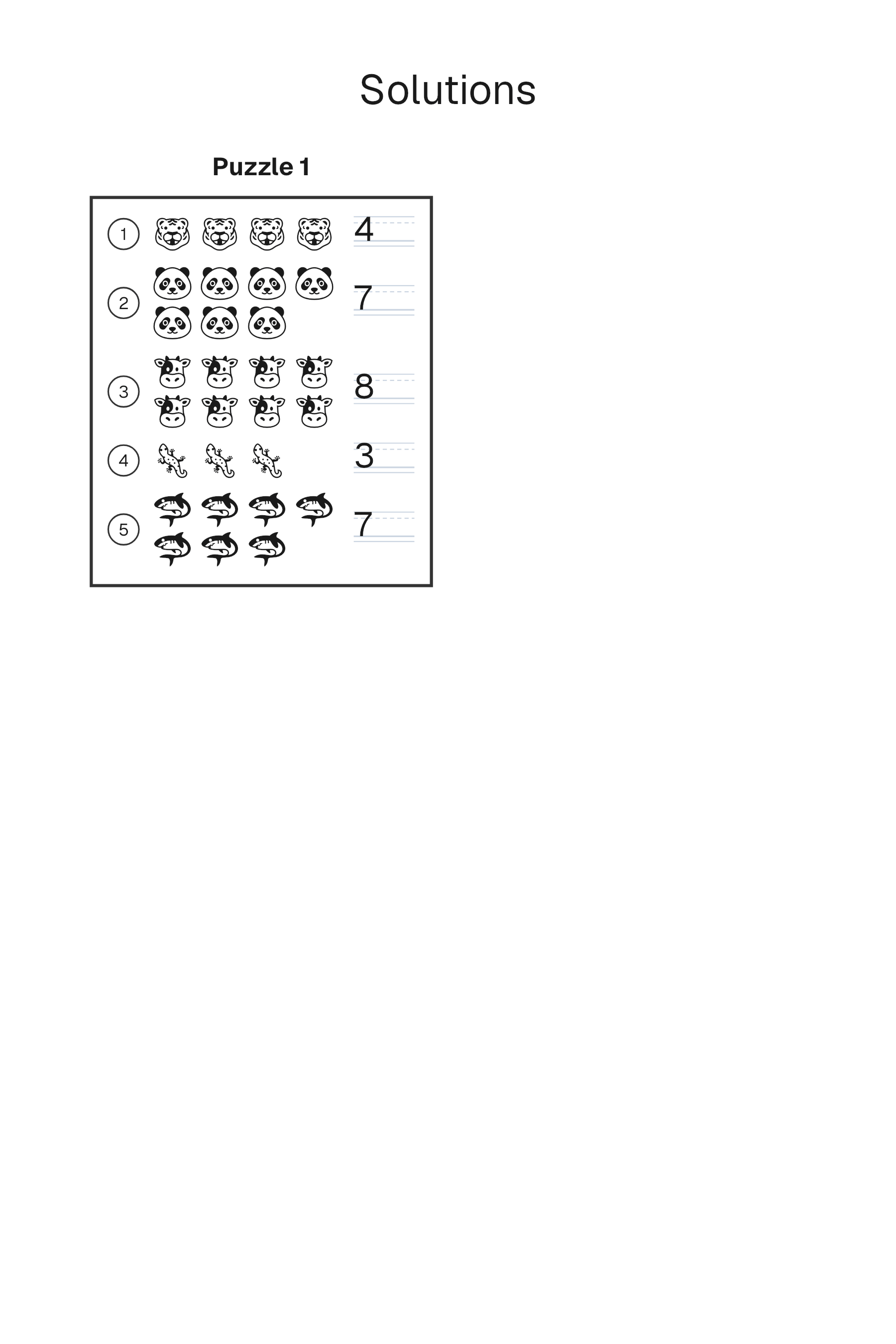 Count and Write solution page